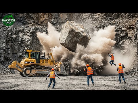 Compilation of Heavy Equipment Mistakes and Amazing Bulldozer Driving Skills #4