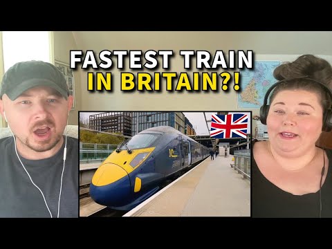 Americans React to Britain's Fastest Train | The Southeastern Javelin