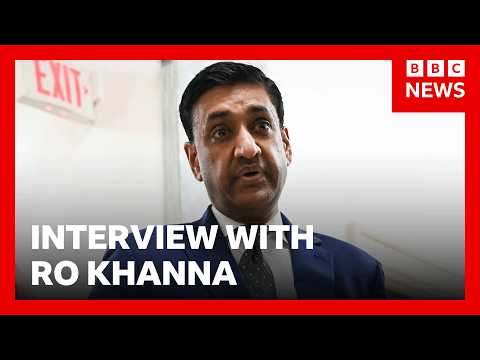 Congressman Ro Khanna speaks to BBC News about Epstein Files | BBC News