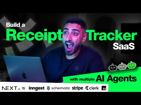 🔴 Let's build a Receipt Tracker SaaS with NEXT.JS 15 (AI Agents, Inngest, Schematic, Stripe, Clerk)