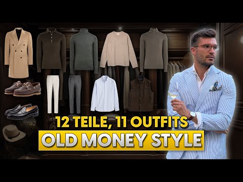12 Kleidungsstücke, 11 Outfits: Old Money Style | Stylingtipps für Männer