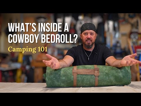What’s Inside My Cowboy Bedroll? | DIY Waxed Tarp Shelter & Sleep System