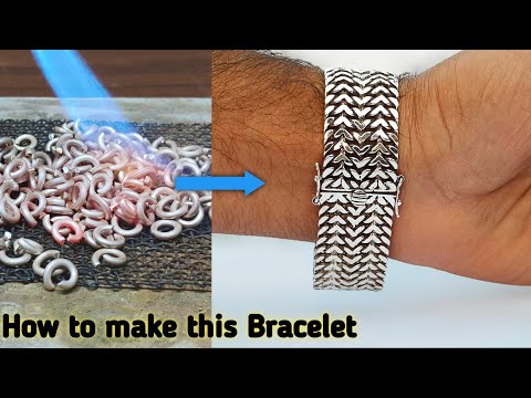 Handmade Heavy Bracelet/How it's made/jewelry making tutorial /gold Smith Luke