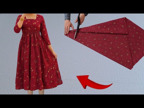 🧵 I show you how to make a viral dress that everyone wants🌷Everyone will want this Dress 💃 1