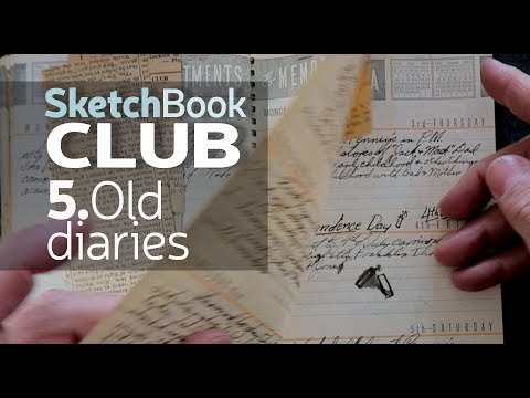 Sketchbook Club 5: Old diaries
