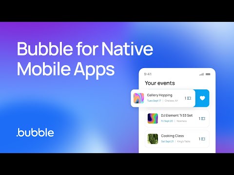 Bubble for Native Mobile (June 10 Livestream Replay)