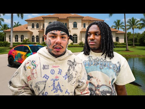 6ix9ine $5 Million Rainbow Mansion Tour!