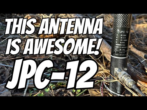 This Antenna Is Way Better Than I Expected! JPC-12 40-6 Meter Center Loaded Vertical Antenna.