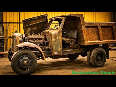 Genius Mechanic Restores Old Tricycle // Top to Bottom Material Transport Vehicle Restoration