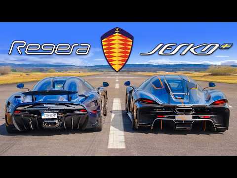Koenigsegg Jesko Absolut vs Regera: ARRANCONES
