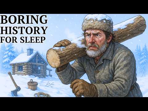 How American Pioneers Stayed Warm in Log Cabins During the Coldest Winters | Relaxing History