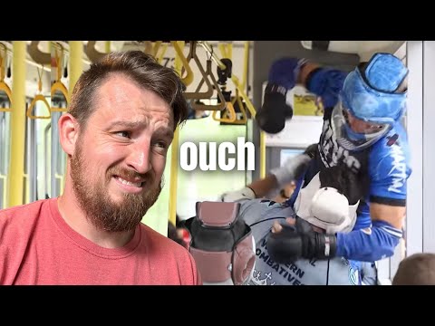 “Self Defense” but it’s ON A MOVING BUS