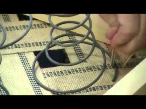 Upholstery Springs: How to fasten Coil Springs