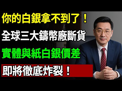 你的白銀拿不到了！全球三大鑄幣廠集體斷貨！實體與紙白銀價差即將徹底炸裂！#白銀 #財經 #金價#理財#投資#晚年生活#晚年幸福#退休#退休生活#養老