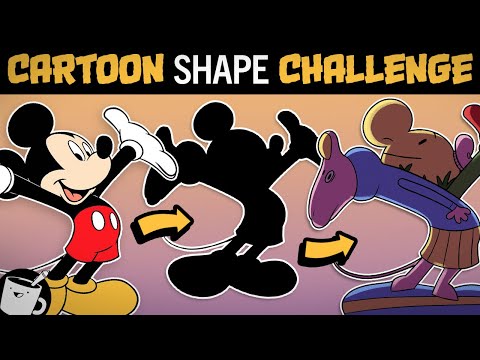 Cartoon Character Silhouette Challenge