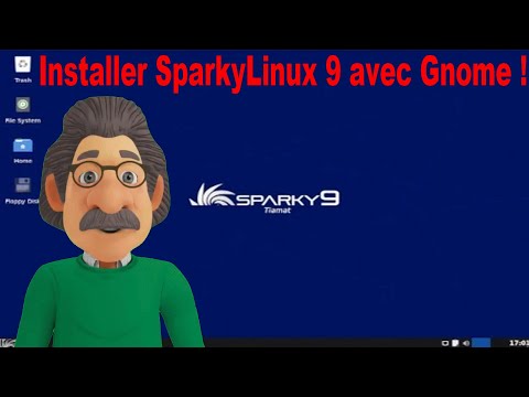 Linux, Comment installer SparkyLinux 9 KDE Plasma et le remplacer par Gnome