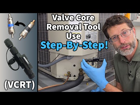 Step By Step Use of a VALVE CORE REMOVAL TOOL (VCRT) to Replace a Leaky Valve Core (Schrader Valve)