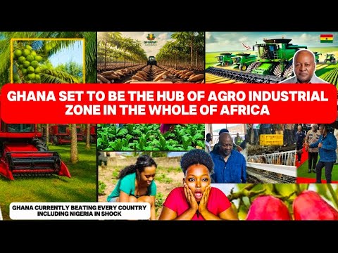 OMG 😳 GHANA SHUT DOWN THE WORLD 🌎 LAUNCH AGRO INDUSTRIAL ZONE PAPOA FARM