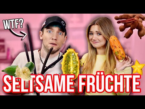 Testing intensely exotic fruits we've never seen before with @Renzo69