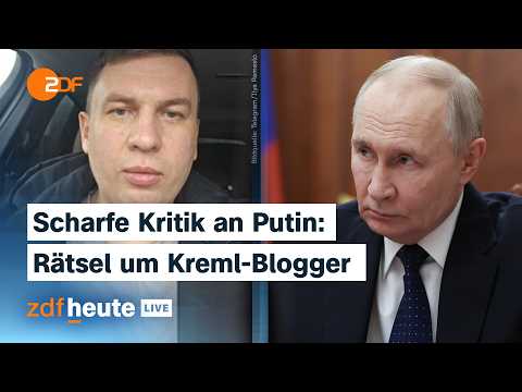 Vom Putin-Unterstützer zum Kritiker: Was hinter dem Fall Remeslo steckt | ZDFheute live