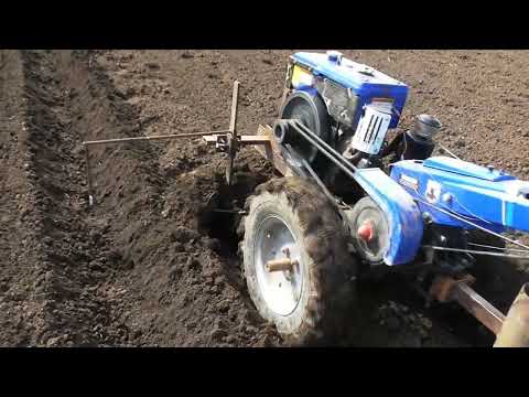 ТЕПЕРЬ борозды РЕЖЕТ как по МАСЛУ Окучники спереди мотоблока. Кентавр 8 л.с. Посадка картофеля