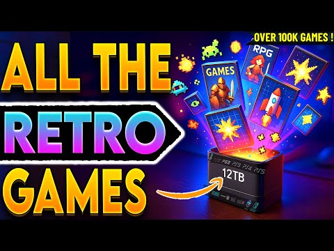 🔴12TB Retro Hard drive Has ALL THE GAMES (Peaprit)