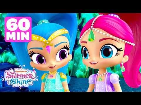 Shimmer & Shine's CRYSTAL Cave Princess Rescue & More Full Episodes! 💎 | 1 Hour | Shimmer and Shine