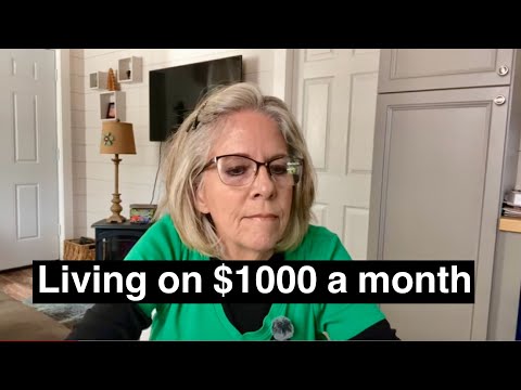 Living on less than $1000. Extreme frugality. My budget within my social security allowance.