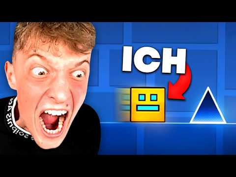 LUKAS spielt 1. Mal GEOMETRY DASH! 😡 (Ausraster..)