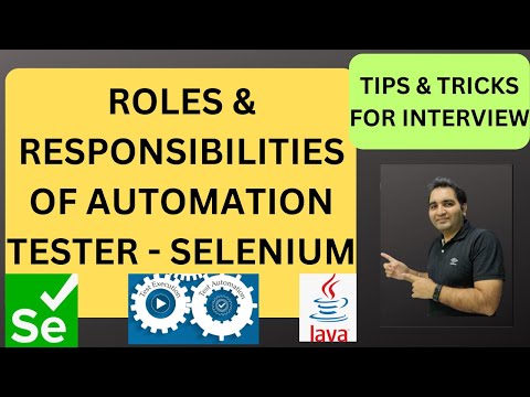 Roles & Responsibilities of Automation Tester - Selenium | RD Automation Learning