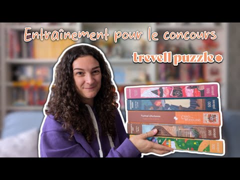 On s’entraîne pour le concours de puzzles Trevell ! 🧩⏳
