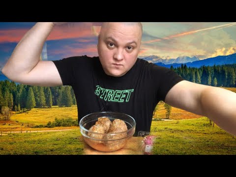ТЕФТЕЛИ 4 ВИДА САЛАТОВ MUKBANG мукбанг