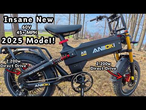 This New 60v Dual Motor Ebike is INSANE - 2025 ANIIOKI A8 Pro Max Dual Motor Bike Review!