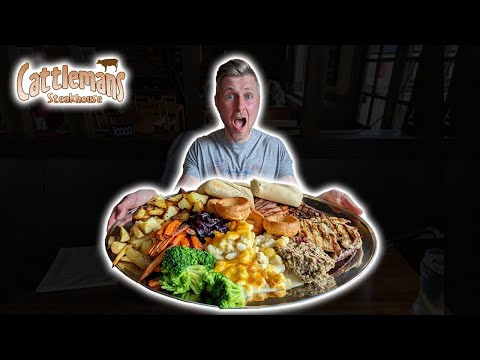 5KG SUNDAY ROAST CHALLENGE "NO ONE HAS EVEN EATEN HALF" CATTLEMANS STEAKHOUSE