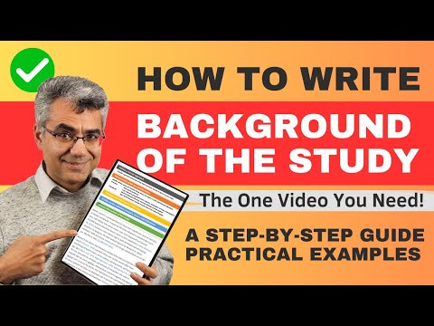 💪 How to Write the Background of a Study in a Research Paper: A Step-by-Step Guide 🎓