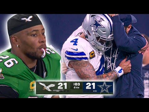 COWBOYS COMEBACK!! Eagles Vs Cowboys Week 12 CRAZY ENDING