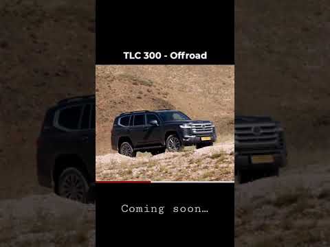 New Toyota Land Cruiser 300 off-roading