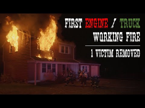QUICK Victim Removal & Fire Knockdown | Working Structure Fire | Wilmington, DE