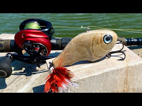 Carving Stone into a Lure | One Day Build to Catch