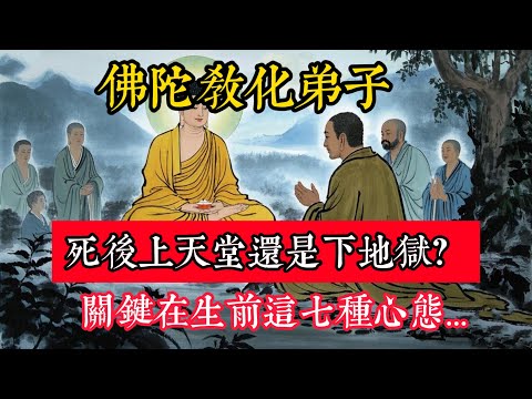 佛陀教化弟子：死後上天堂還是下地獄？關鍵在生前這七種心態...#立地成佛#佛陀#佛學#佛教#禪修#佛法智慧#佛教故事#佛教文化