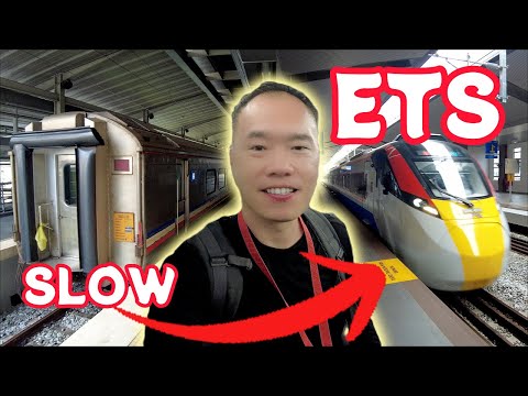 I rode Malaysia's Fastest train JB to KL on ETS 🇲🇾 Johor Bahru to Kuala Lumpur