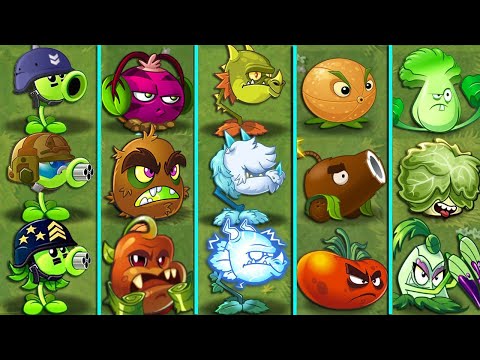 Random 16 Team NOOB - PRO - HACKER Plants Battlez - Who Will Win? - PVZ 2 Gameplay