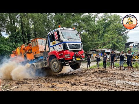 Reckless Trucks Climb Dangerous Hill Climbs and Amazing Mud Stuck Moments
