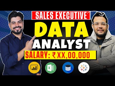 Sales Executive to Data Analyst in just 1 year - Salary Rs. X,00,000 🤑