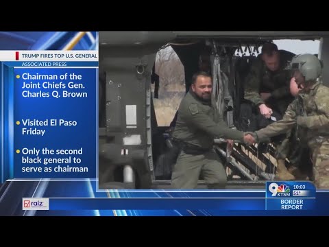 Trump fires chairman of the Joint Chiefs of Staff