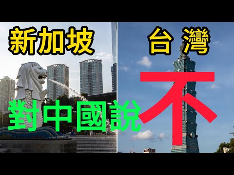 新加坡、台灣可以對中國說：不！臺灣和新加坡是全華人的燈塔！制度優勢！華人可以生活的非常好！獨裁制度下每個人都很慘！