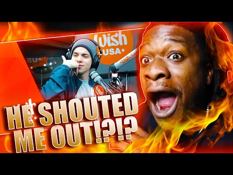 HE SHOUTED ME OUT!? | Ez Mil performs "Idk" LIVE on the Wish USA Bus (REACTION)