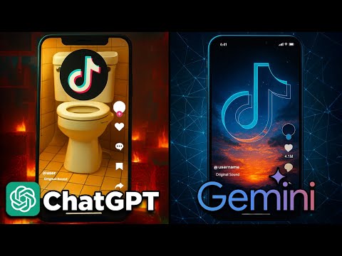 ChatGPT против Gemini: ИИ создают TikTok с нуля!