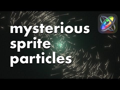 Mysterious Sprite Particles for Apple Motion