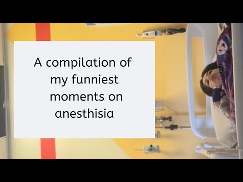  A compilation of my funniest moments on the anesthesia 😅